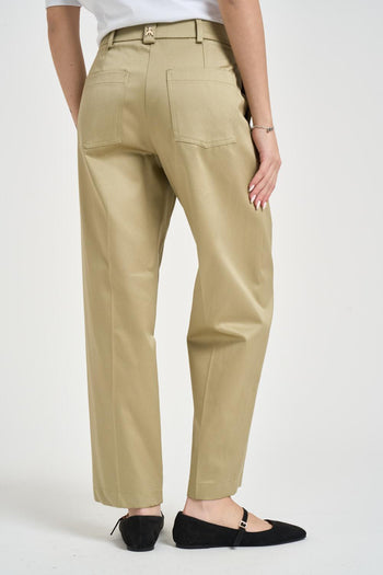 Pantalone donna dritto beige - 4