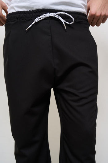 Pantalone uomo dritto nero - 6