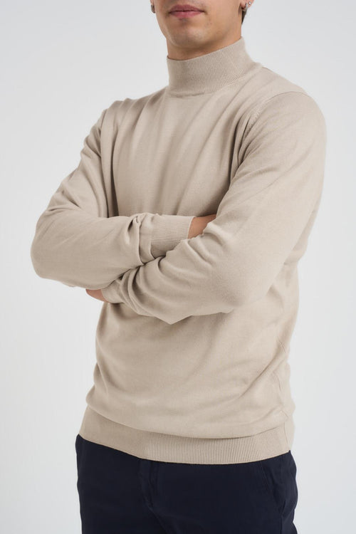 Maglione a collo a alto uomo