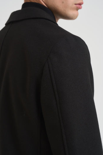 Cappotto uomo monopetto nero - 6