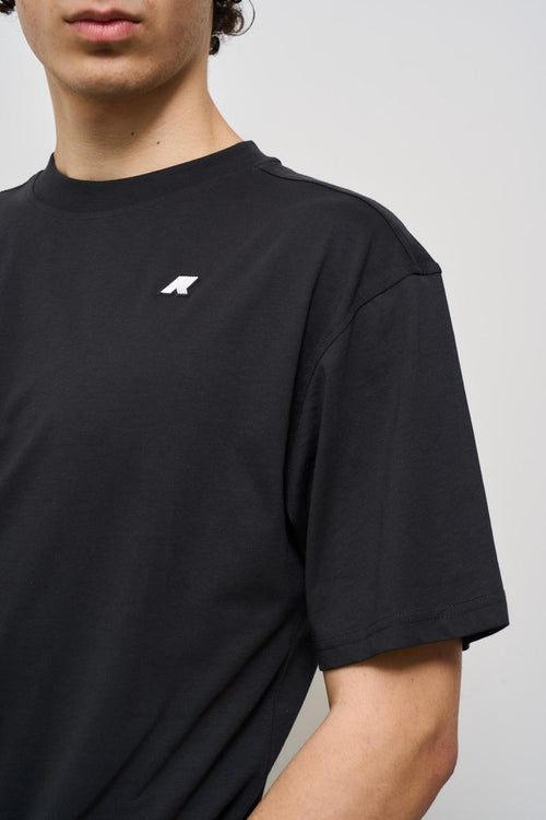 T-shirt uomo girocollo nera - 2