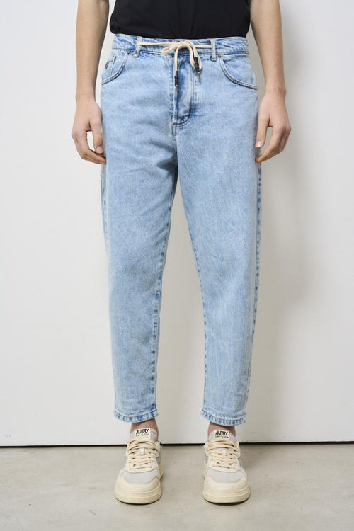 Regular fit light denim men's jeans