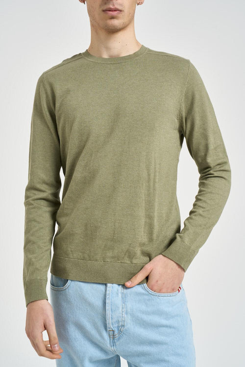 Maglia uomo girocollo verde