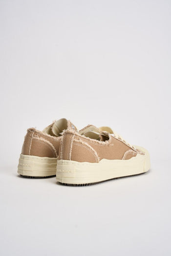 Sneakers uomo marrone chiaro in canvas - 8