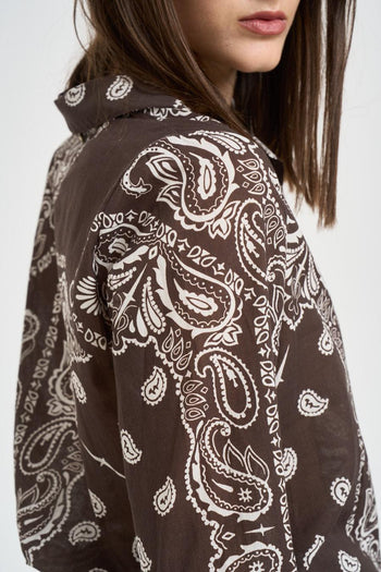 Abito donna fantasia bandana moro - 8