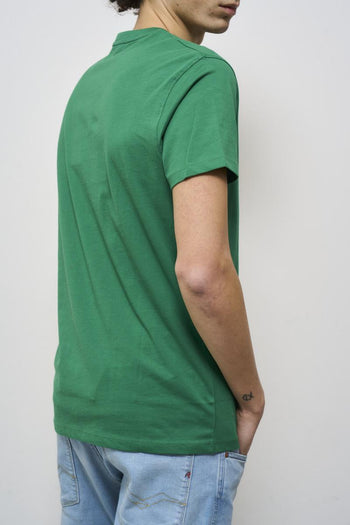 T-shirt uomo girocollo verde - 4