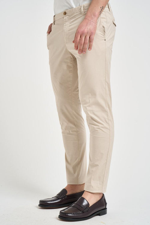 Pantalone uomo slim panna - 2