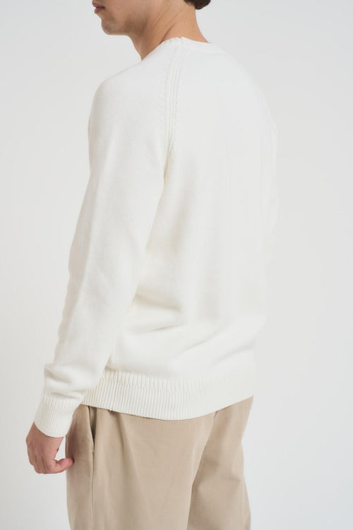 Maglia uomo girocollo panna - 2