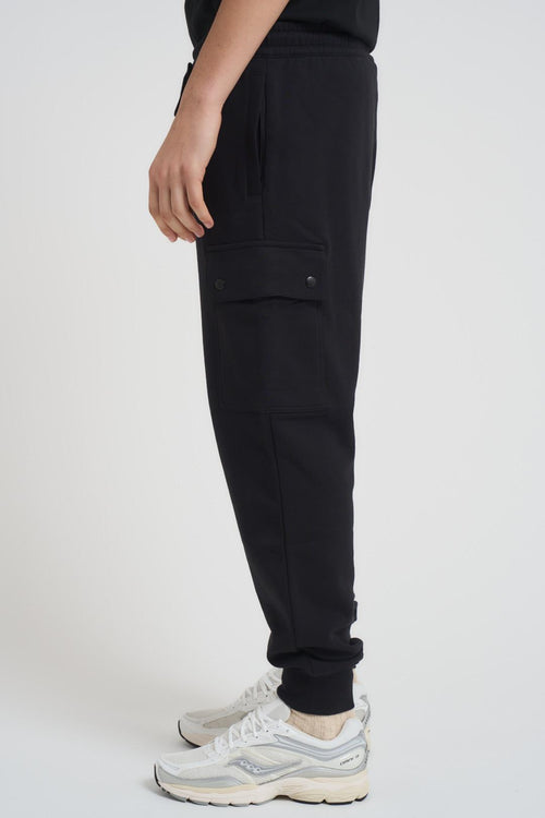 Pantalone uomo tuta nero - 2