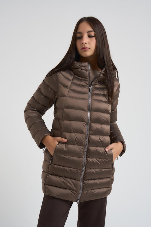 Piumino donna V.DUV.DONNA tortora - 2