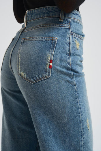 Jeans donna Linda in denim chiaro - 5