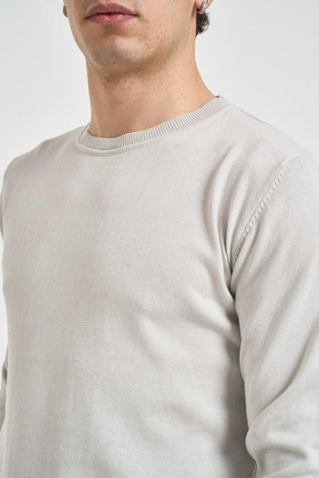 Maglia uomo girocollo perla - 4