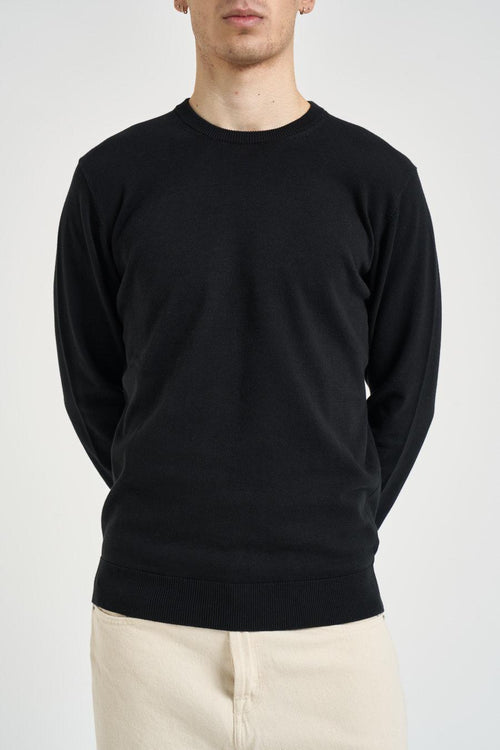 Maglia uomo girocollo nera