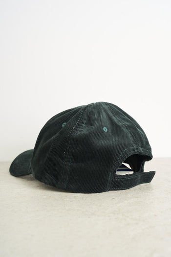 Cappello uomo baseball verde in velluto - 3