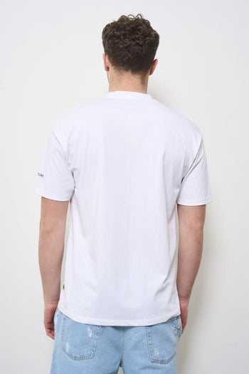 Men's white crew neck t-shirt - 3
