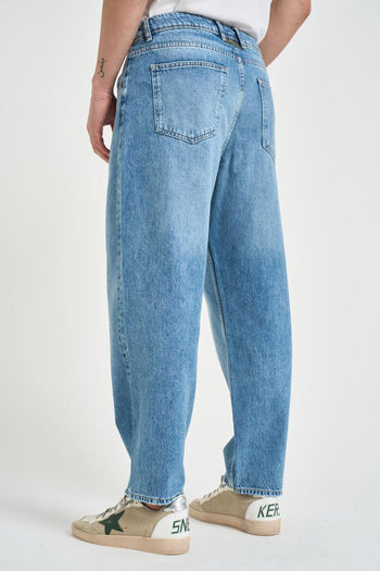 Jeans uomo regular in denim medio - 4