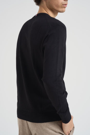 Maglia uomo girocollo nera - 3