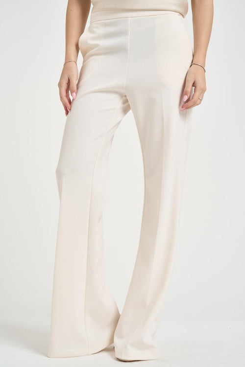 Pantalone donna a palazzo bianca