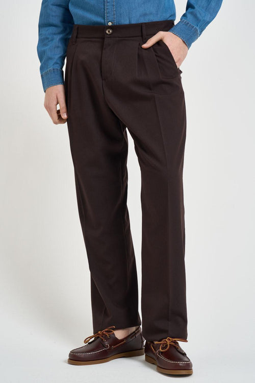 Pantalone uomo Army marrone