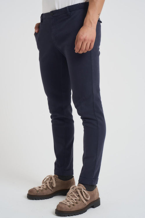 Pantalone uomo slim fit blu - 2