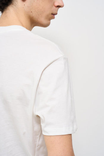 T-shirt uomo girocollo bianca - 5