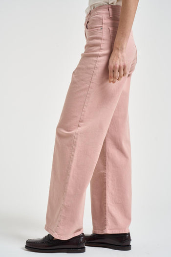 Jeans donna rosa wide-leg - 3