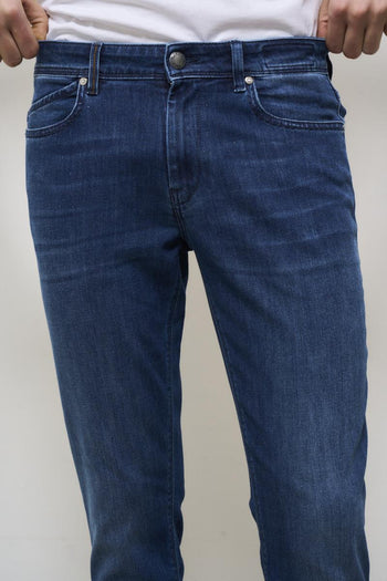 Men's Skinny Dark Denim Jeans - 8