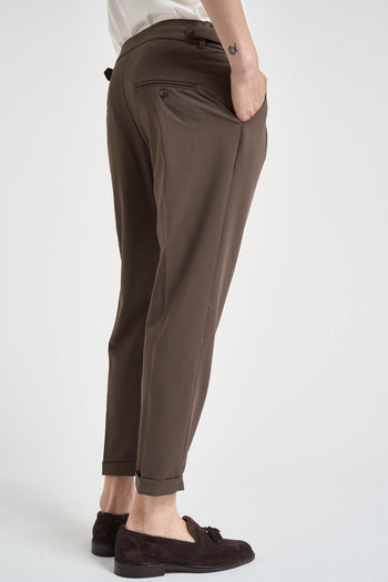 Pantalone uomo sartoriale marrone - 5