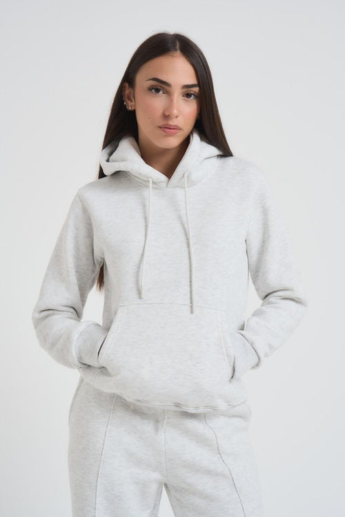 Felpa donna Gretaz grigio chiaro - 2