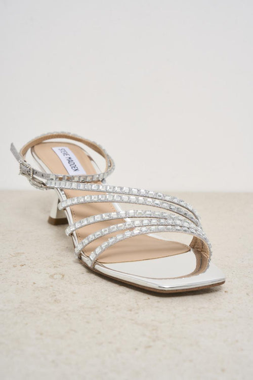 Women's sandal with silver heel - 2