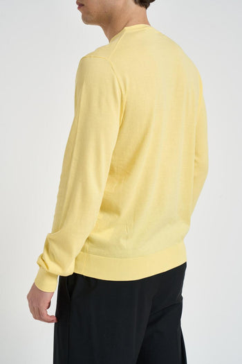 Maglia uomo girocollo gialla - 3