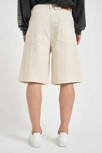 Bermuda uomo in denim burro - 3