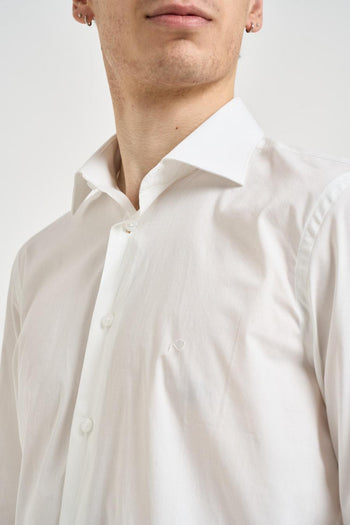 Camicia uomo in popeline bianca - 3
