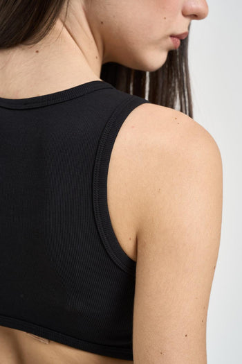 Top donna T-anky cropped nero - 4