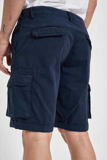 Bermuda cargo uomo blu navy - 4