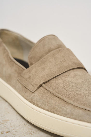 Mocassino uomo 1940 in suede beige - 4
