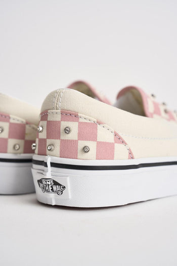 Sneakers donna Classic slip-on scacchi rosa - 7