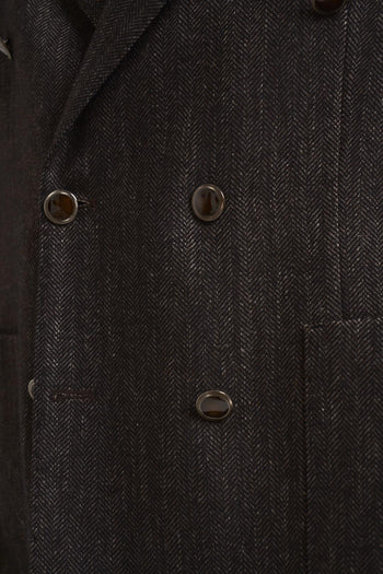 Giacca uomo doppiopetto antracite - 5