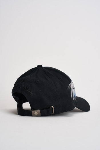 Cappello uomo con stampa nero - 3