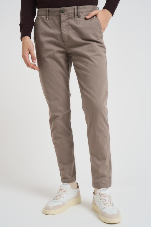 Pantalone uomo regular tortora