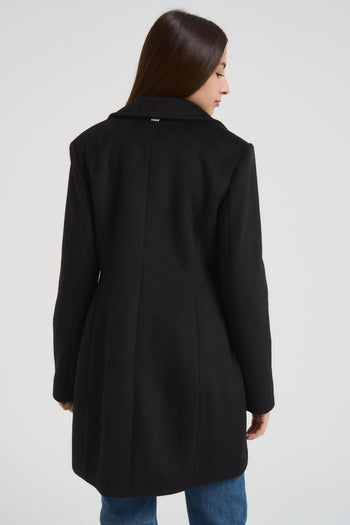 Cappotto donna midi nero - 3