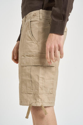 Bermuda cargo uomo beige - 3