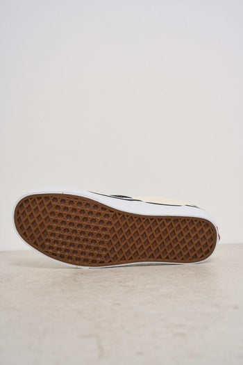 Men's Black Checkered Slip-On Sneakers - 7