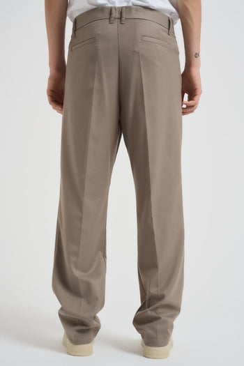 Pantalone uomo gamba dritta tortora - 3