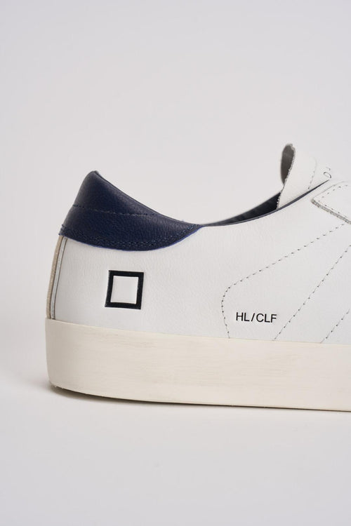 Sneakers uomo Hill low calf bianco e blu - 2