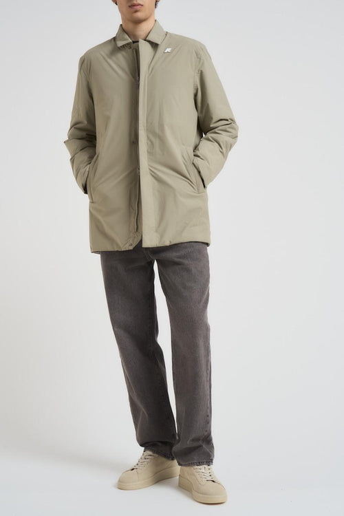 Trench uomo midi sabbia
