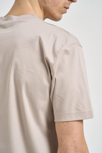 T-shirt uomo girocollo beige - 6