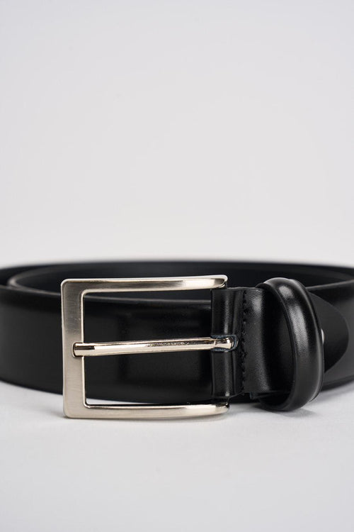 Cintura uomo in pelle nera - 2