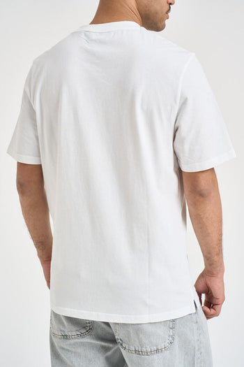 T-shirt uomo girocollo bianca - 3