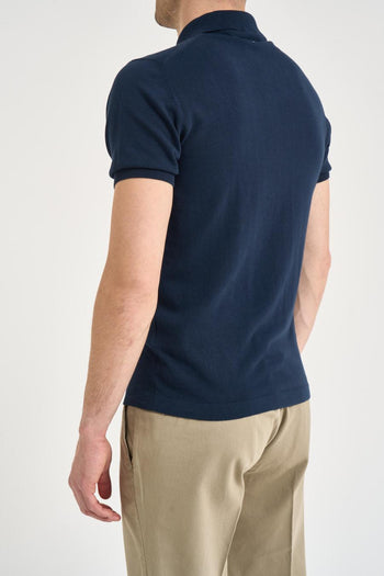 Polo uomo blu navy - 4